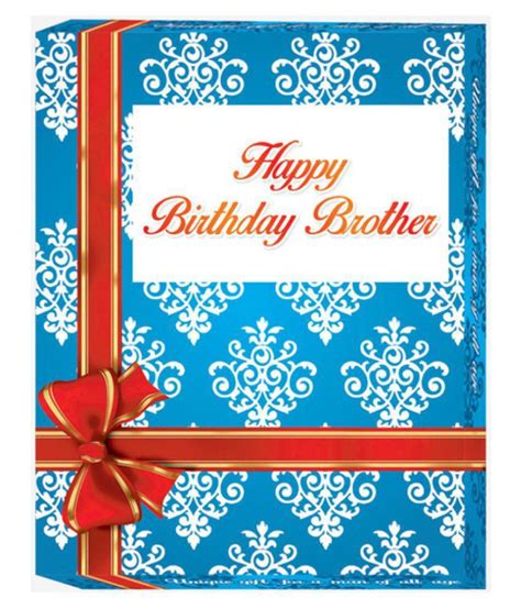 The best thing to do for your brother's birthday is be there for him. Unique Birthday Gift for Brother: Buy Online at Best Price ...