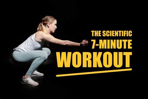 The Scientific 7 Minute Workout Infographic Fitneass