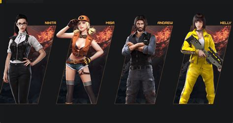 Cool username ideas for online games and services related to freefire in one place. Free Fire Characters Name - update free fire 2020