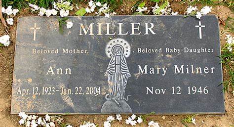 Ann Millers Grave Photo