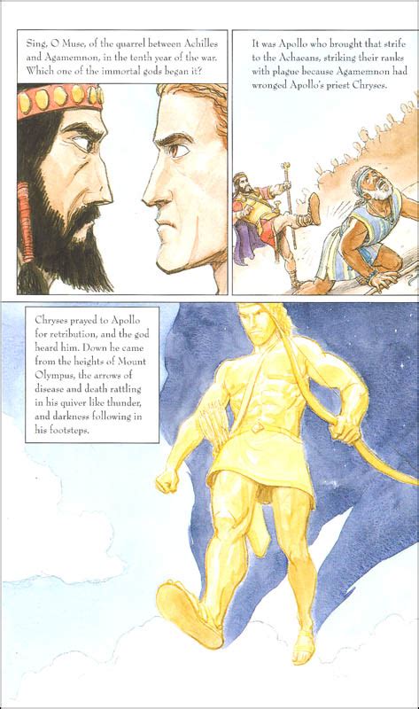 Iliad Graphic Novel Adaptation Candlewick Press 9780763696634