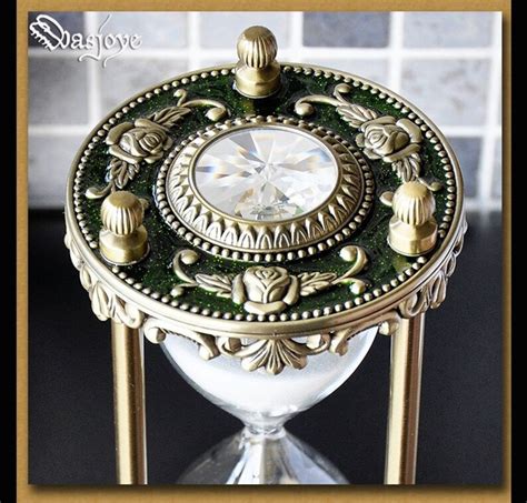 Green Bronze Hourglass Set Timer Medieval Home Decor Handmade Etsy