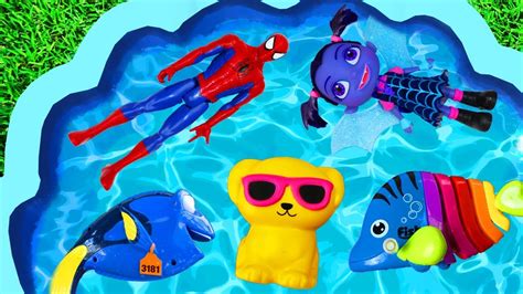 Pool Of Toys Learn Characters With Pj Masks Super Heroes Animals