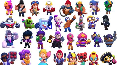 Todos Los Personajes De Brawl Stars Para Imprimir Juntos Coloreado Porn Sex Picture