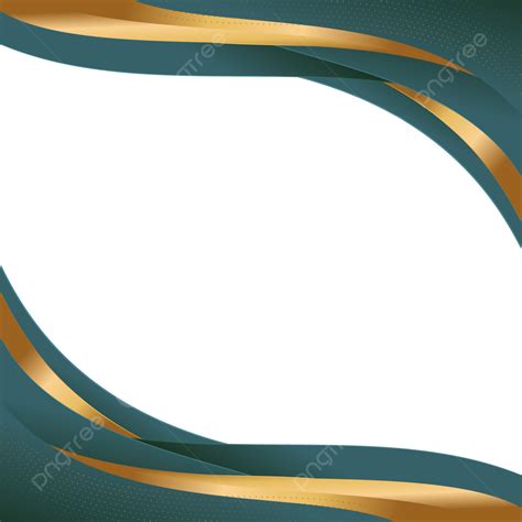Gold Wave Abstract Vector Png Images Abstract Gold Waves Border Frame
