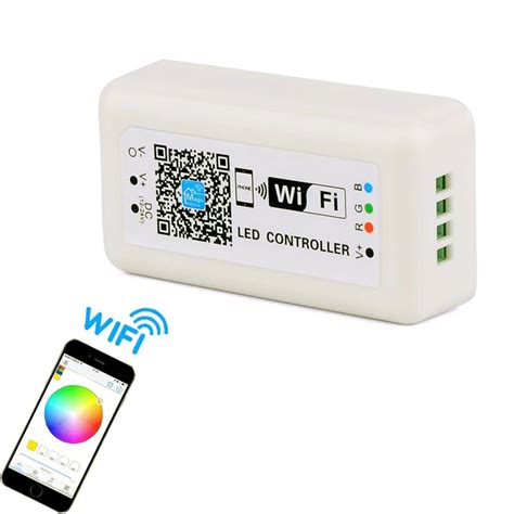 10pcs Dc12 24v Mini Wifi Led Rgb Controller Smart Rgb Dimmer For Rgb