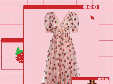 Buystrawberry Dress Designerfree Delivery