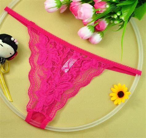 Fashion Care 2u U208 4 Sexy Pink Sheer Lace G String Womens Underwear