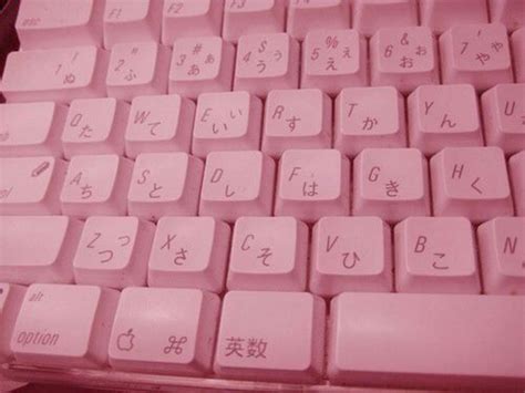 Pink Keyboard White Tumblr Imagem Rosa Planos De Fundo