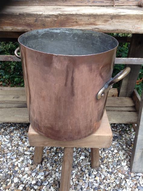 Antiques Atlas French Vintage Large Copper Marmite Cauldron