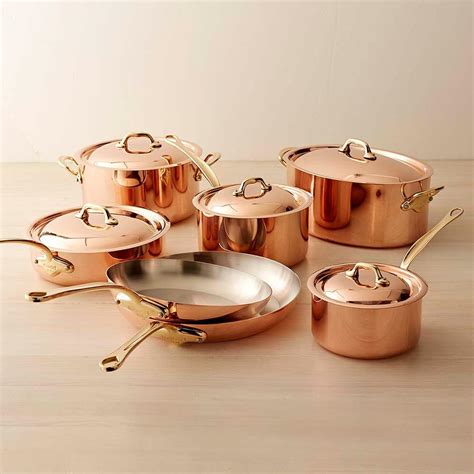 copper cookware mauviel piece sonoma williams sets