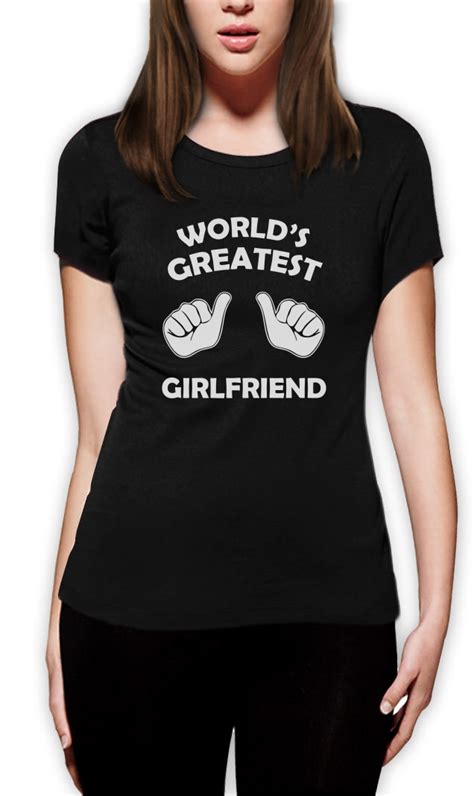 Worlds Greatest Girlfriend Women T Shirt For Valentines Day Matching Couples Ebay