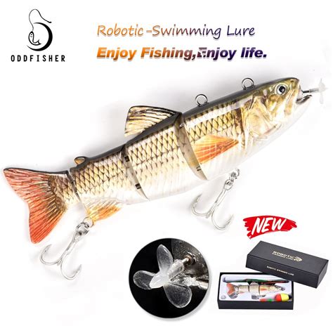 Robotic Swimming Lures Auto Electric Lure Bait Fishing Wobblers For 4