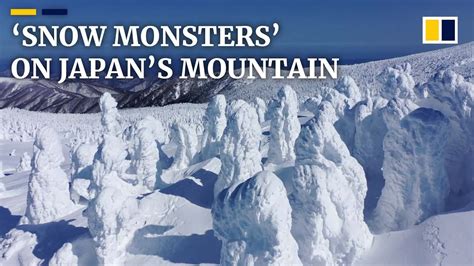 Japans Bizarre Snow Monsters Attract Tourists To Mount Zao YouTube