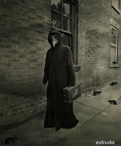 Free Download The Plague Doctor On His Way To Another Sufferer By