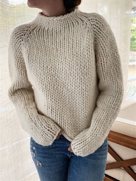 Beginner Friendly Knitting Pattern Gallant Sweater Chunky Cropped