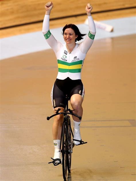 Anna Meares Rides A Victory Lap Track Cycling Female Cyclist Bicycle Girl