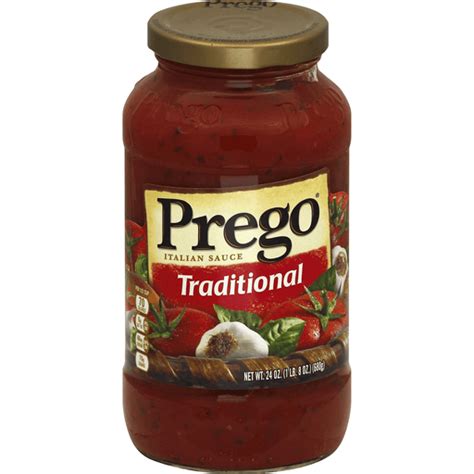 Prego Pasta Sauce Traditional 24 Oz Jar Buehlers