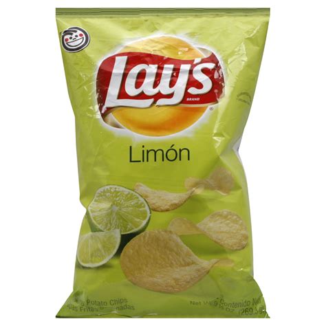 Lays Limon Flavored Potato Chips 95 Oz 2693 G