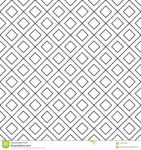 Seamless Geometric Square Pattern Background Stock Illustration
