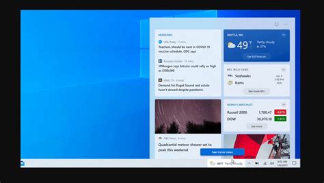 Microsoft Windows 10 Taskbar Testing News And Interests Widget All