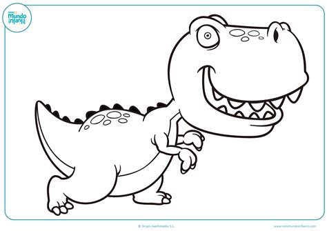 Dinosaurio Para Colorear E Imprimir