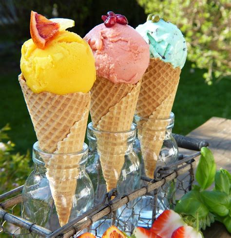 Les Glaces Crèmes Glacées Et Sorbets