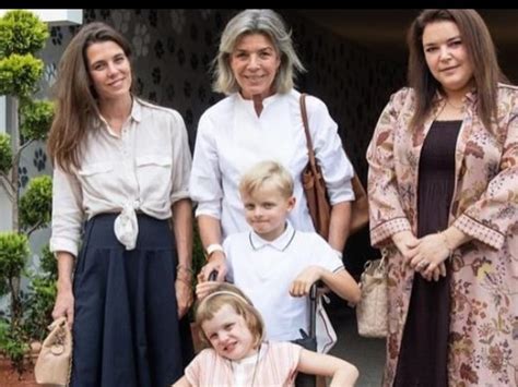 Princess Caroline Reveals Chic Grey Hair At Monaco Dog Show