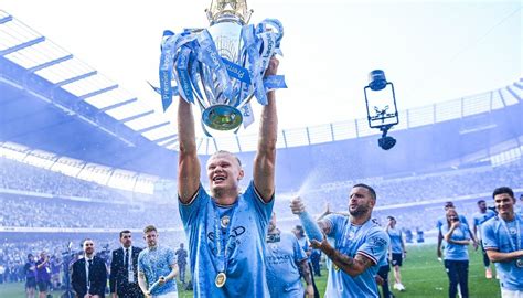 Premier League Manchester City Celebrate Title With Win Over Chelsea