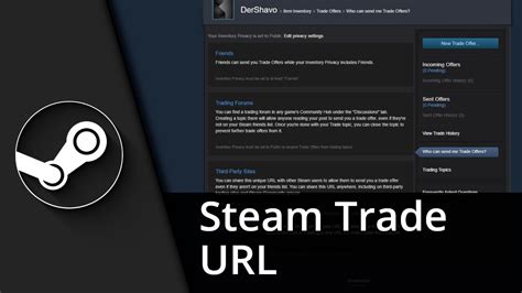 Steam Trade Url How To Find Your Steam Trade Url Tutorial Youtube