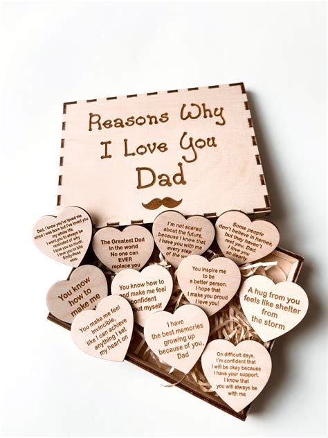Reasons Why I Love You Dad Fathers Day T We Love You Etsy