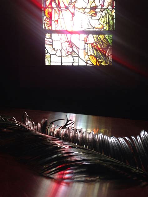 Palm Sunday Light Through A Stained Glass Window Stained Glass