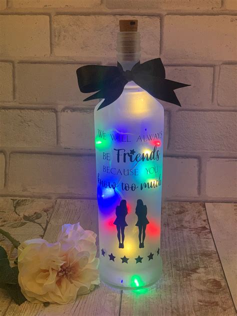 Bottle light for friends Friends light up bottle Gift for | Etsy