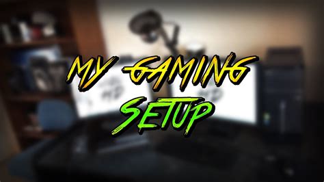 My Gaming Setup Tour 2015 100 Subscriber Special Youtube