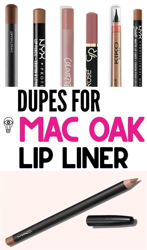 Mac Oak Lip Liner Swatch