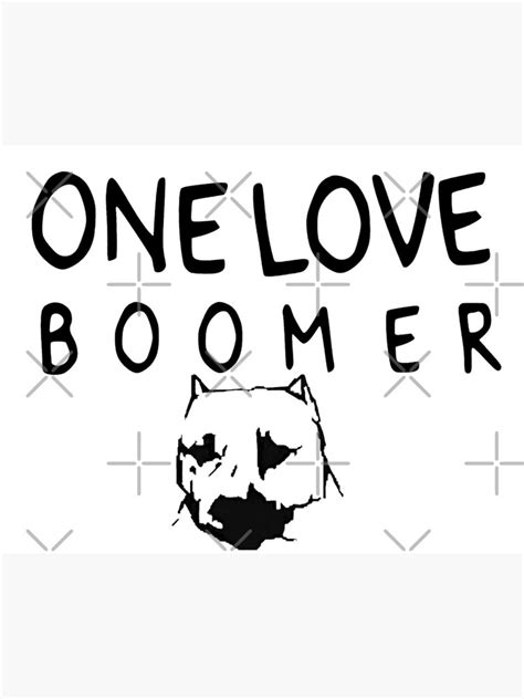 One Love Boomer Tattoo Poster By Daviscoatings Redbubble