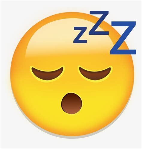 Emoticon Sticker Smiley Face Sleep Emoji Sleepy Head Transparent PNG