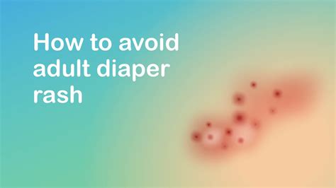 Tips For Preventing Adult Diaper Rashes Incontrol Diapers