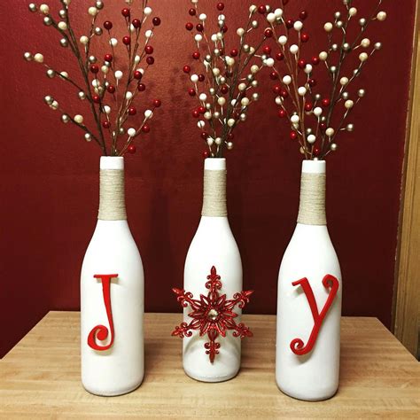 Great Christmas Diy Decor Ideas Wine Bottle Crafts Christmas