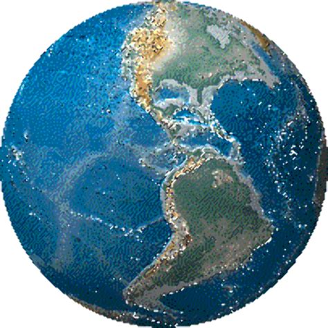 Rotating Earth  Transparent Background Globe Clipart Animation