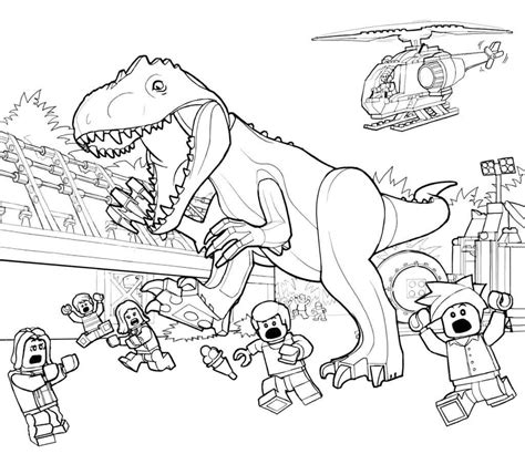 Dinozaury Lego Kolorowanka Kolorowanki Dinozaury Do Drukowania