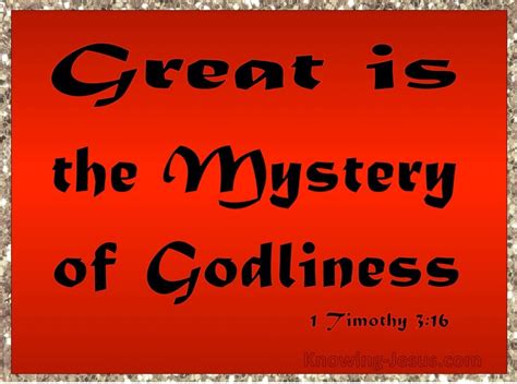 43 Bible Verses About Mystery