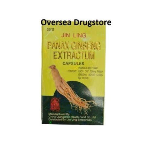 Jin Ling Panax Ginseng Extractum 30 Capsules Lazada Ph