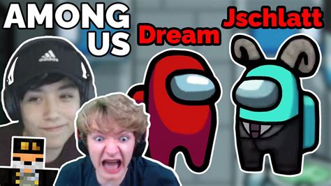 Dream Jschlatt Quackity Tommy And Friends Play Among Us Youtube