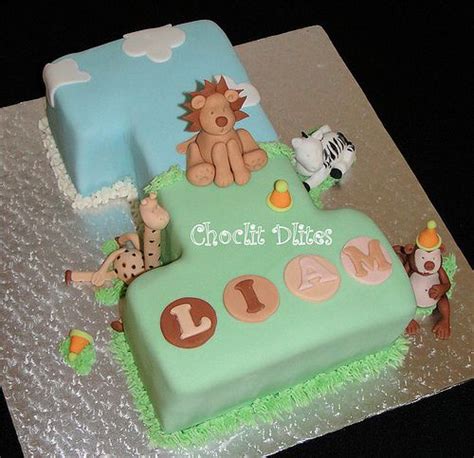 Liams 1st Birthday Cake 1st Birthday Cakes Baby Birthday Bday