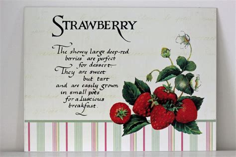 Sign in to manage and view all items. Strawberry Metal Kitchen Sign | Kitchen signs, Metal ...