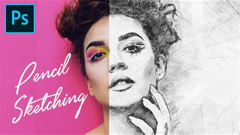 Realistic Pencil Sketching Effect In Photoshop Using Brushes And Patterns