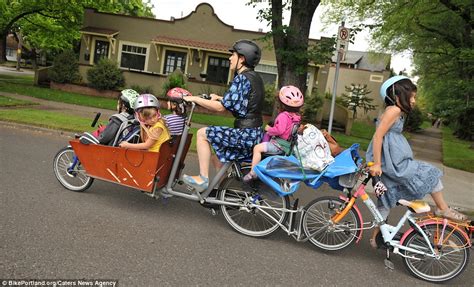 Emily Finch Portland Or Does The School Run On A Bicycle Modified To