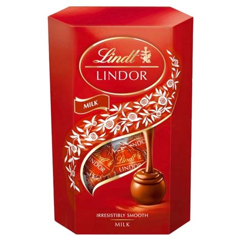 Lindt Lindor Milk Praliny Z Nadzieniem Czekoladki Mleczne G