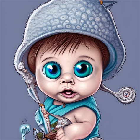 Cute And Adorable Cartoon Baby · Creative Fabrica